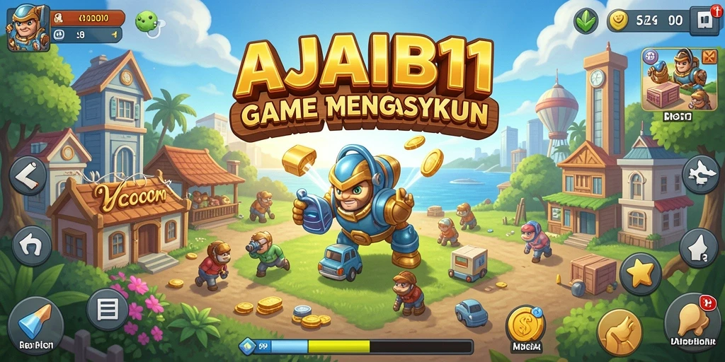 Tampilan gameplay AJAIB11 yang memukau dan interaktif.
