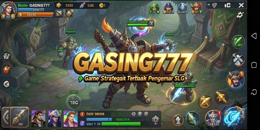 Tangkapan layar menampilkan pertarungan strategis yang mendebarkan di GASING777.